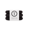 TELETIES - Jet Black Large Nylon Hair Ties in Black - Large - Image - 1