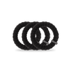 TELETIES - Jet Black Large Nylon Hair Ties in Black - Large - Image - 2