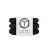 Jet Black Large Nylon Hair Ties - Hair Ties - TELETIES
