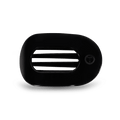 Jet Black Medium Flat Round Hair Clip
                in Black - Medium
            