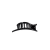 Jet Black Small Flat Open Circle Hair Clip - Hair Clips - TELETIES

