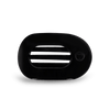Jet Black Small Flat Round Hair Clip - Hair Clips - TELETIES
