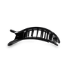 Jet Black Small Flat Round Hair Clip - Hair Clips - TELETIES

