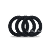 Jet Black Small Nylon Hair Ties - Hair Ties - TELETIES
