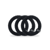 TELETIES - Jet Black Small Nylon Hair Ties in Black - Small - Image - 2