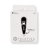 Jet Black Snap Clip (6Ct) - Hair Clips - TELETIES

