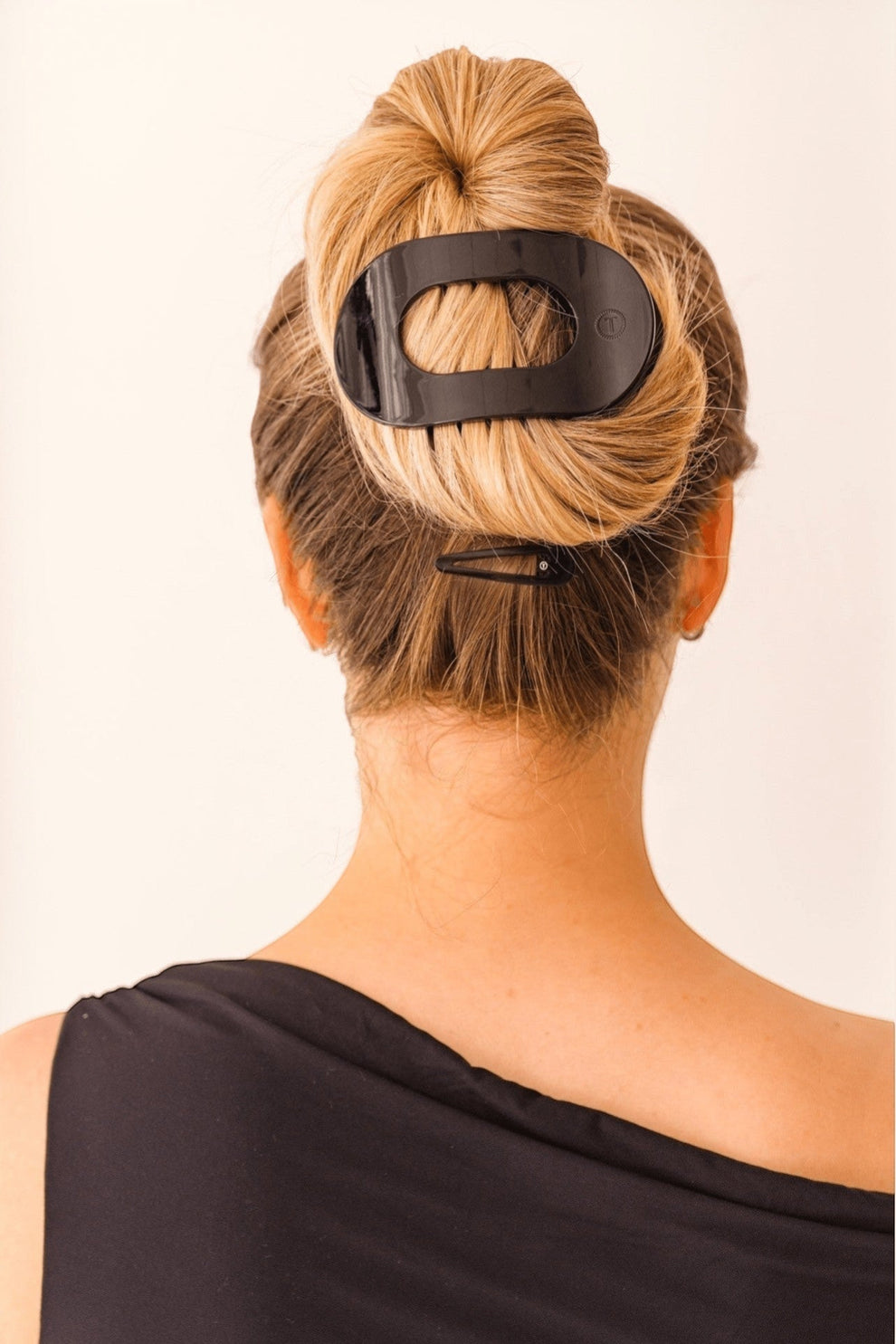 Jet Black Snap Clip (6Ct) - Hair Clips - TELETIES
