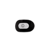 Jet Black Tiny Flat Round Clip - Hair Clips - TELETIES
