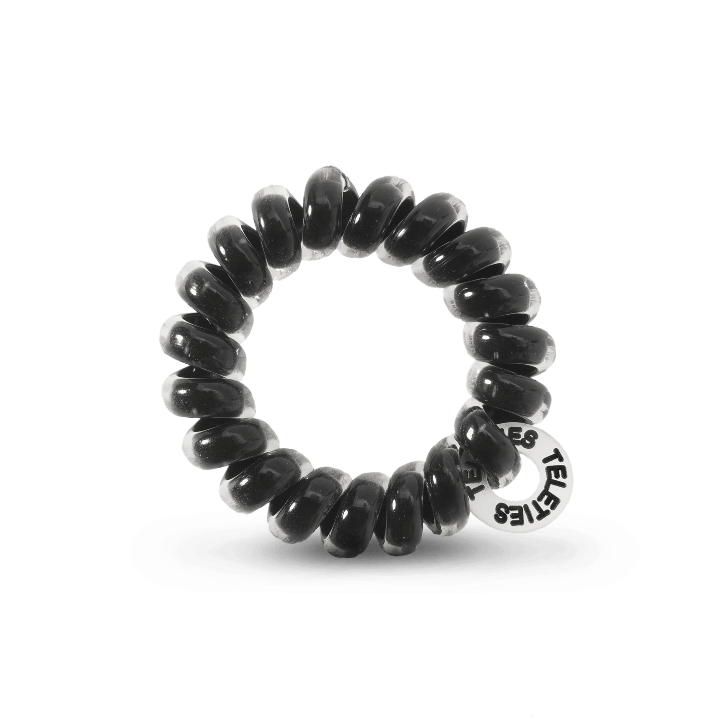 TELETIES - Jet Black Tiny Hair Ties in Black - Tiny