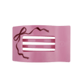 Just Add a Bow Large Flat Rectangle Hair Clip
                in Pink - Large
            