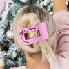 Just Add a Bow Large Flat Rectangle Hair Clip - Hair Clips - TELETIES
