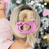 Just Add a Bow Large Flat Round Hair Clip - Hair Clips - TELETIES
