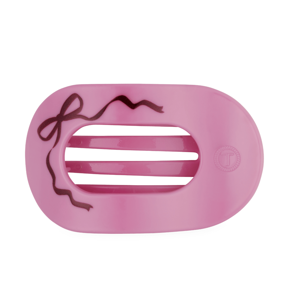 Just Add a Bow Large Flat Round Hair Clip - Hair Clips - TELETIES
