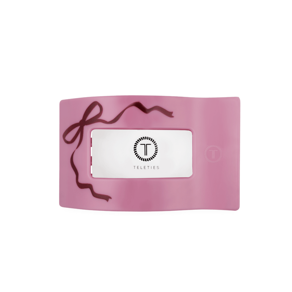 Just Add a Bow Medium Flat Rectangle Hair Clip - Hair Clips - TELETIES
