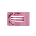 Just Add a Bow Medium Flat Rectangle Hair Clip
                in Pink - Medium
            
