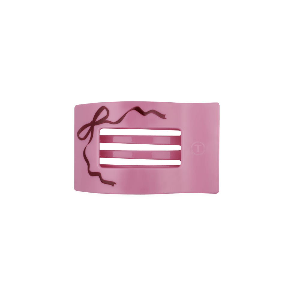 Just Add a Bow Small Flat Rectangle Hair Clip - Hair Clips - TELETIES
