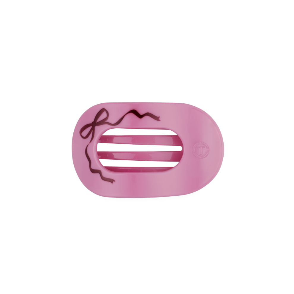 Just Add a Bow Small Flat Round Hair Clip - Hair Clips - TELETIES
