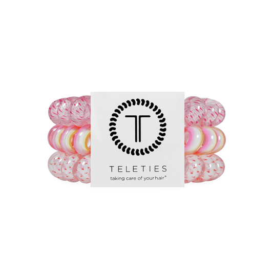 Just Keep Swimming Large Hair Ties
                in Pink - Large
              