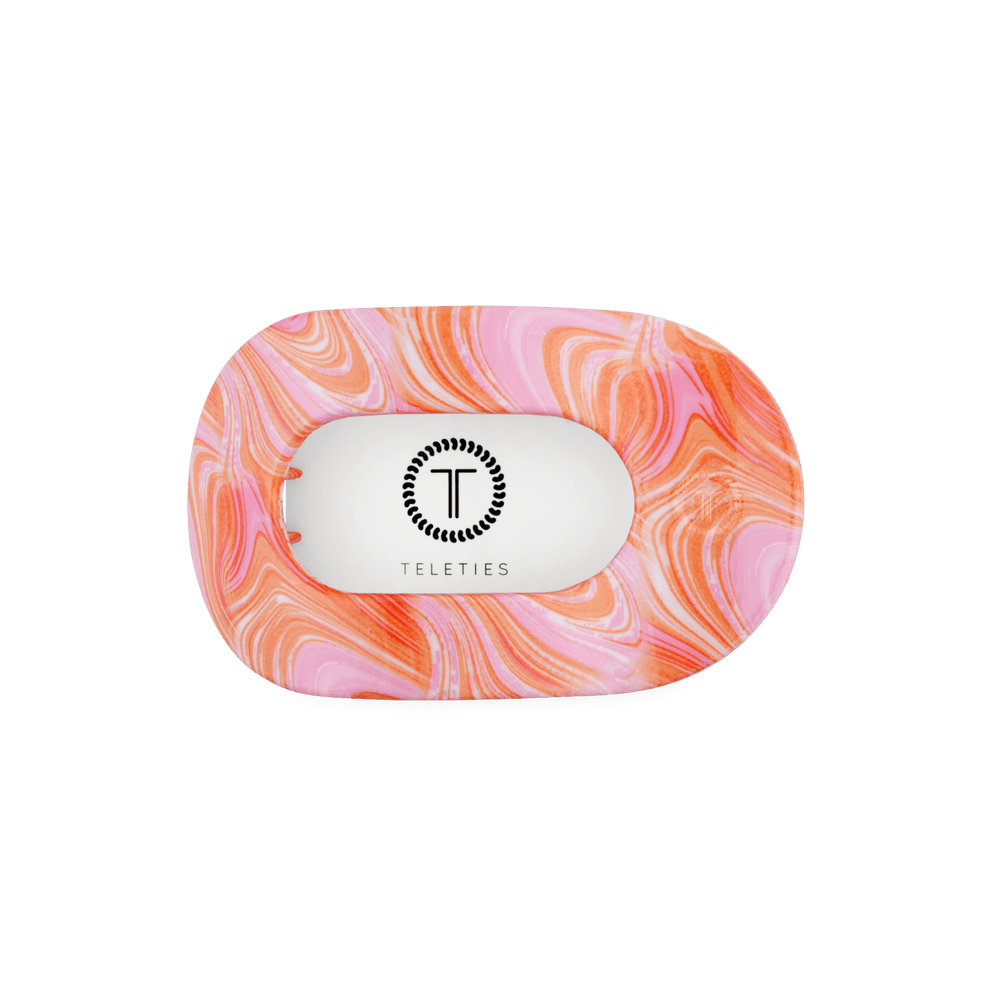 Just Keep Swimming Medium Flat Round Hair Clip - Hair Clips - TELETIES

