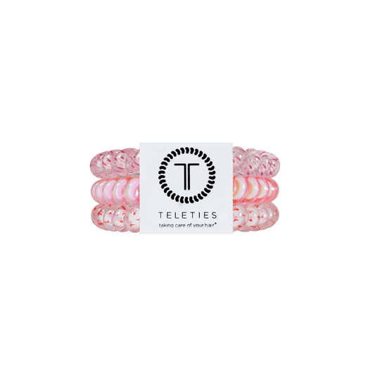 Just Keep Swimming Small Hair Ties
                in Pink - Small
              