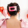 Kiss & Tell Large Flat Rectangle Hair Clip - Hair Clips - TELETIES
