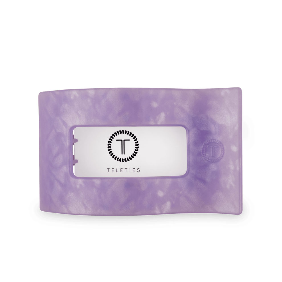 Lavender Mist Large Flat Rectangle Hair Clip - Hair Clips - TELETIES
