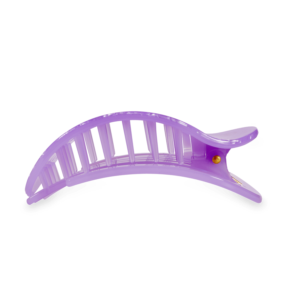 Lavender Mist Large Flat Round Hair Clip - Hair Clips - TELETIES
