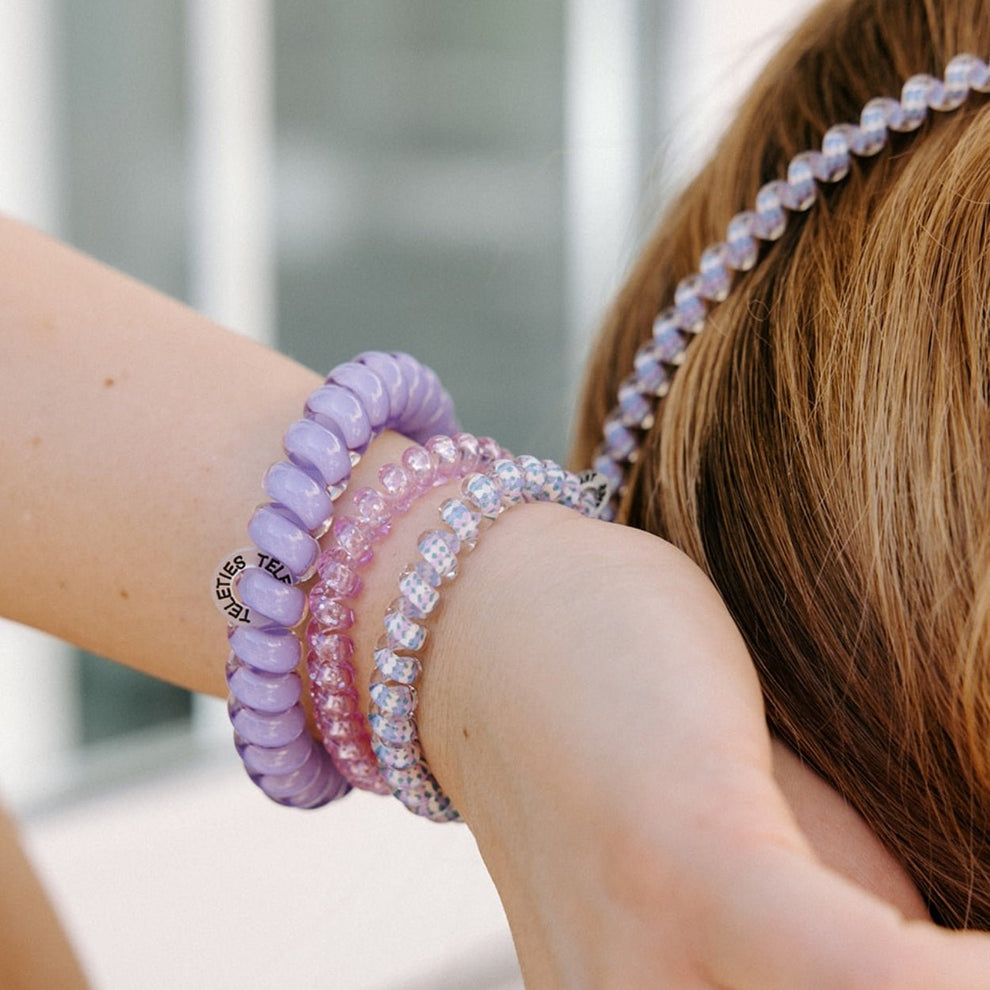 Lavender Mist Large Hair Ties - Hair Ties - TELETIES
