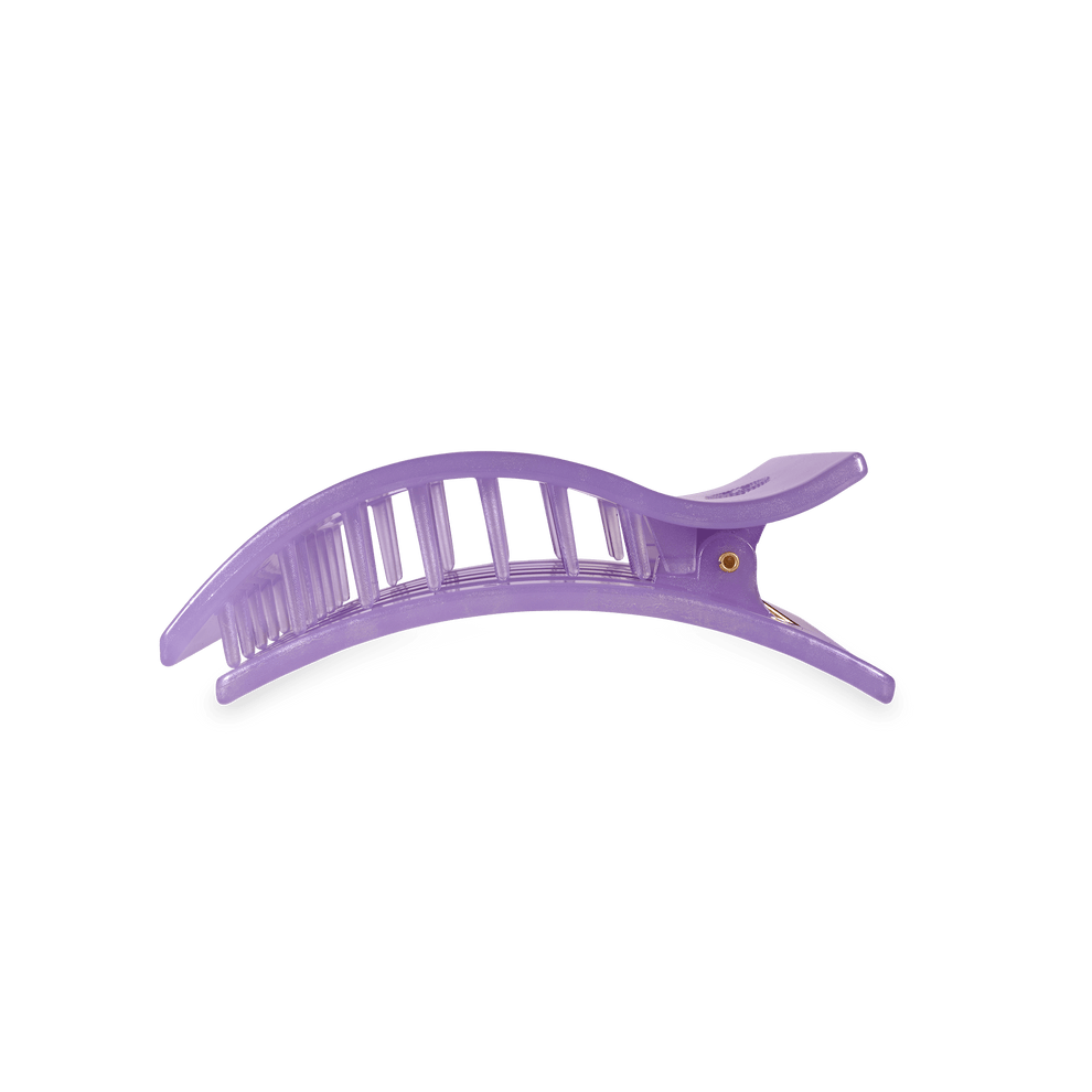 Lavender Mist Medium Flat Rectangle Hair Clip - Hair Clips - TELETIES
