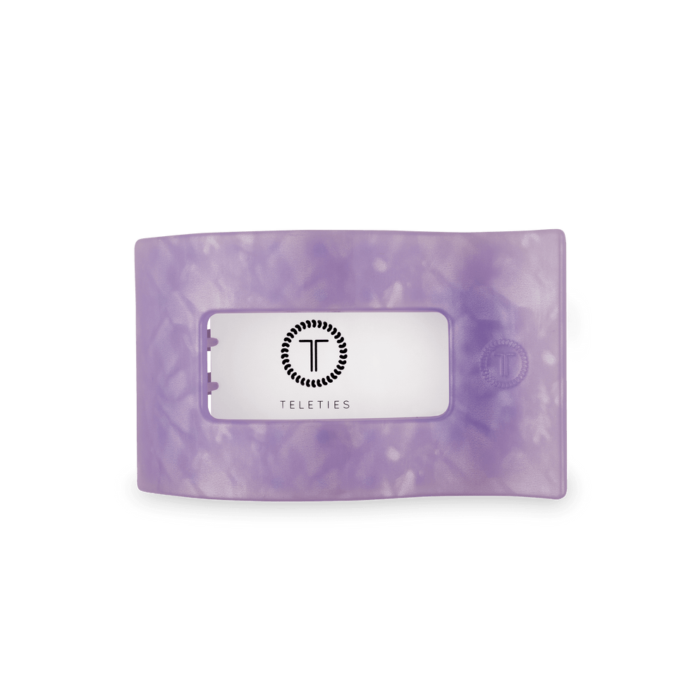 Lavender Mist Medium Flat Rectangle Hair Clip - Hair Clips - TELETIES
