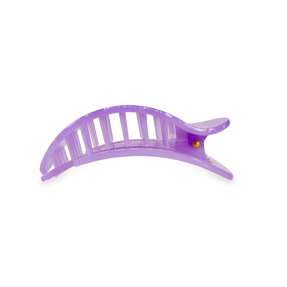 Lavender Mist Medium Flat Round Hair Clip - Hair Clips - TELETIES
