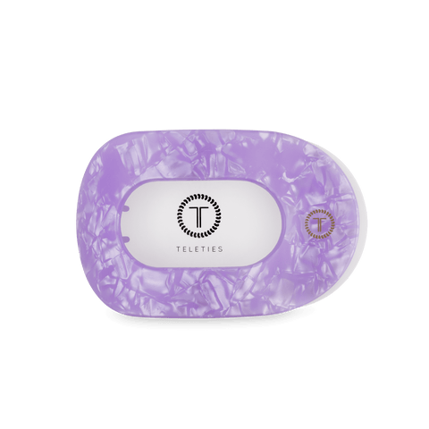 Lavender Mist Medium Flat Round Hair Clip