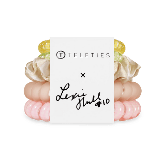Lexie Hull Mix Pack Hair Ties
                in Pink Beige Green Yellow - Mix Pack
              