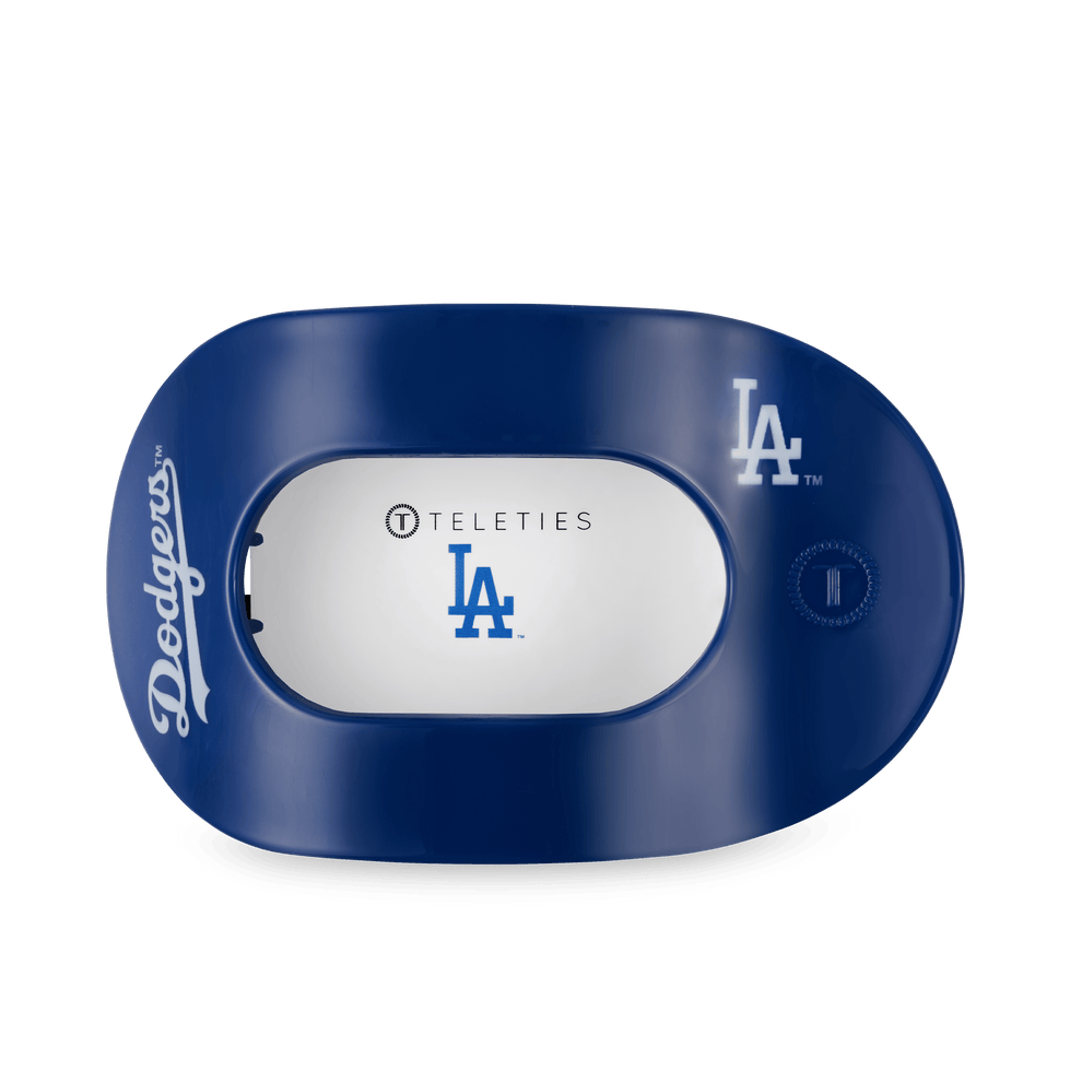 Los Angeles Dodgers Large Flat Round Hair Clip - Hair Clips - TELETIES
