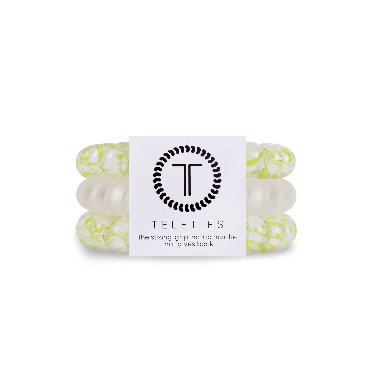 TELETIES - Lost My Marbles Large Hair Ties in Green - Large