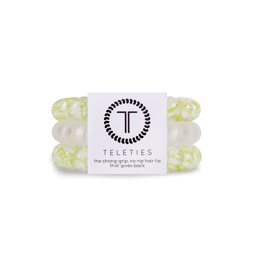 TELETIES - Lost My Marbles Large Hair Ties in Green - Large - Image 1