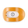 TELETIES - Mango for it! Large Flat Round Hair Clip in Orange - Large - Image - 2