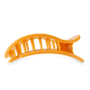 TELETIES - Mango for it! Large Flat Round Hair Clip in Orange - Large - Image - 3