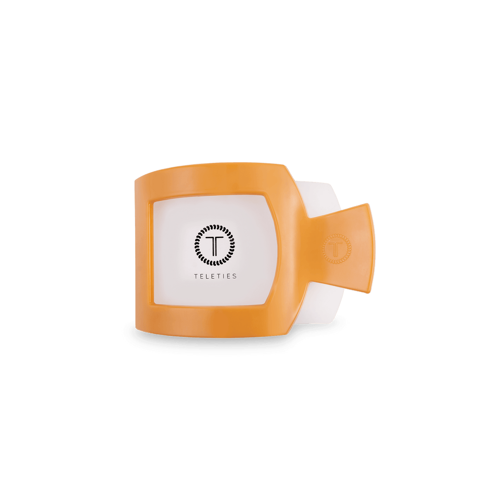 Mango for it! Small Flat Square Hair Clip - Small Hair Clip - TELETIES

