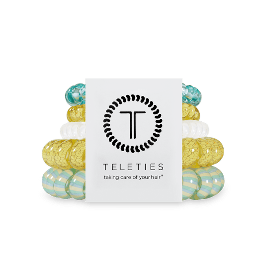 Me and My Peeps Mix Pack Hair Ties in Yellow Blue White - Mix Pack