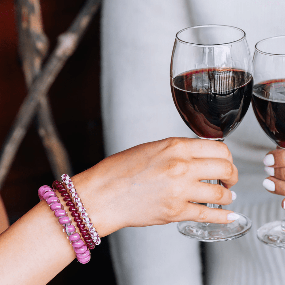 Merlot after Midnight Large Hair Ties - Hair Ties - TELETIES
