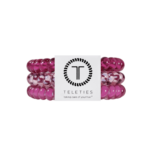 Merlot after Midnight Small Hair Ties
                in Pink - Small
              