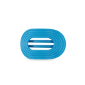 Miami Vice Small Flat Round Hair Clip
                in Blue Neon - Small
            