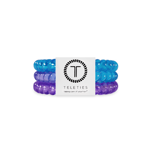 Miami Vice Small Hair Ties in Blue Purple - Small