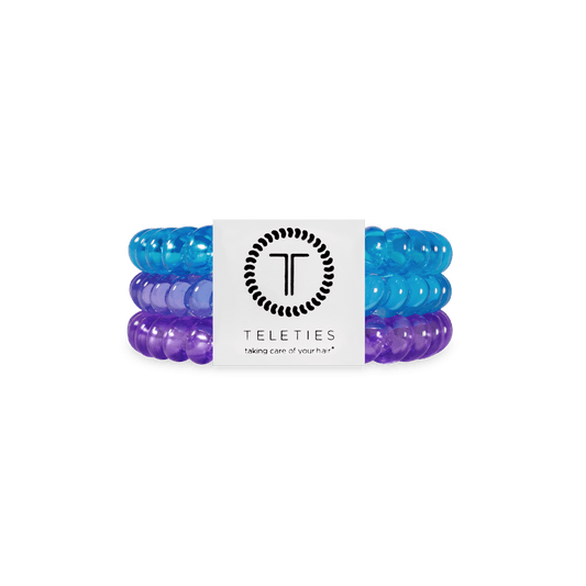 Miami Vice Small Hair Ties in Blue Purple - Small