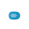 Miami Vice Tiny Flat Round Hair Clip - Hair Clips - TELETIES
