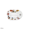 TELETIES - Mickey and Friends Small Flat Round Hair Clip in White - Small - Image - 1