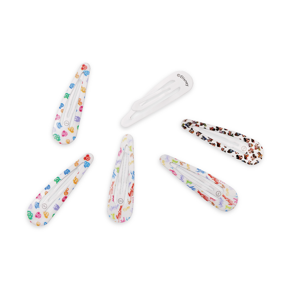 Mickey and Friends Snap Clip (6ct) - Hair Clips - TELETIES
