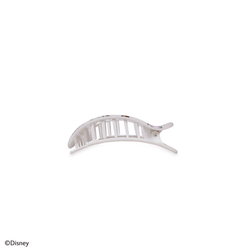 TELETIES - Mickey and Friends Tiny Flat Round Hair Clip in White - Tiny - Image 3