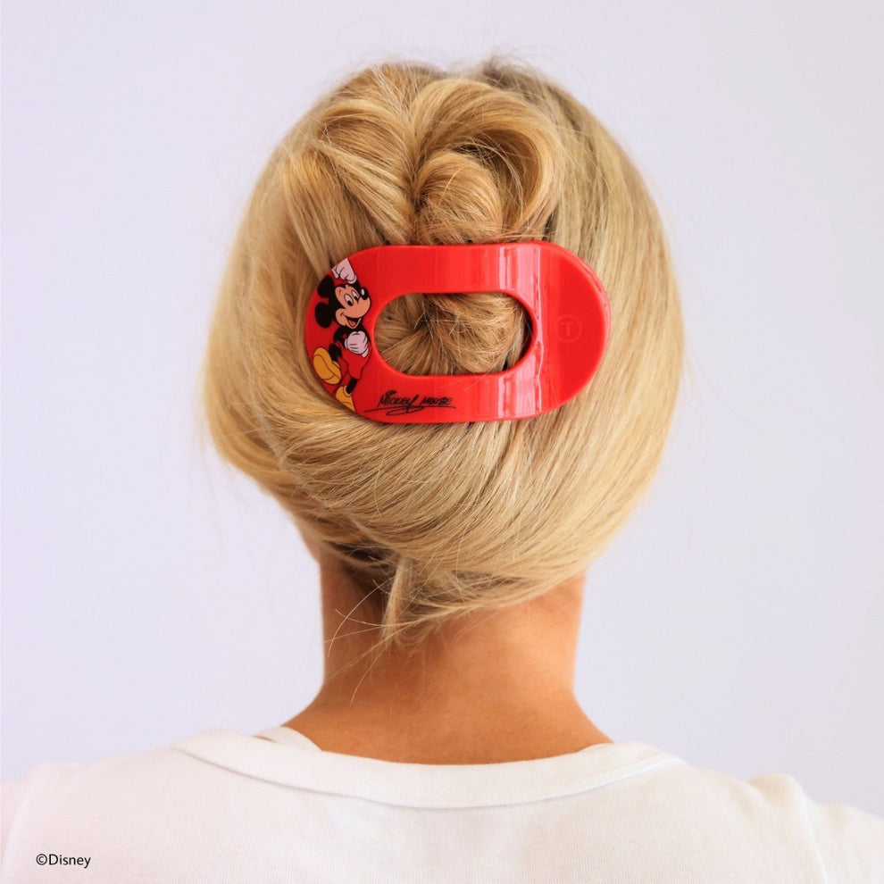 Mickey Mouse Large Flat Round Hair Clip - Hair Clips - TELETIES
